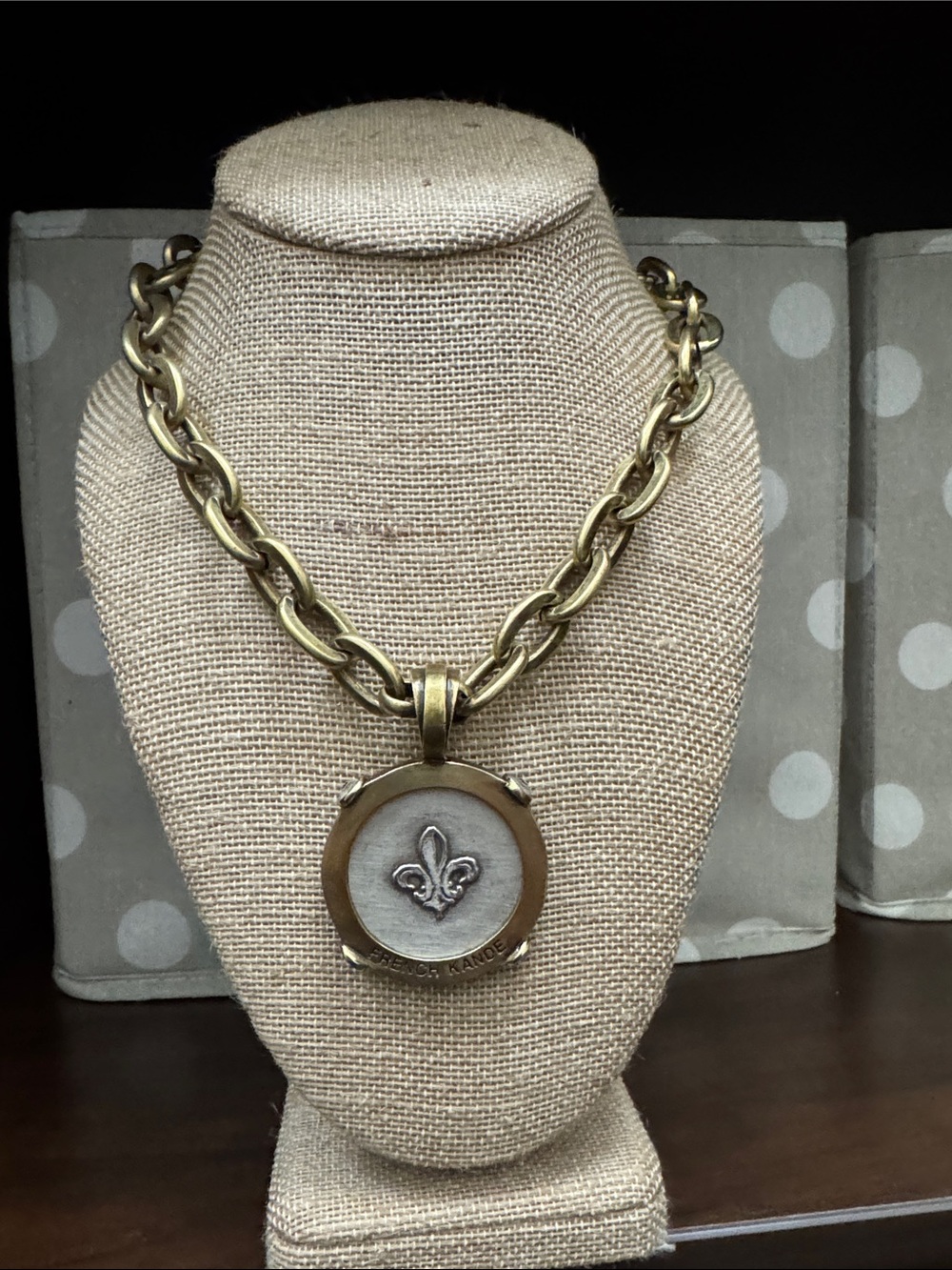 Gold-Tone Coin Pendant Necklace - Women Jewelry - Picture 2 of 5